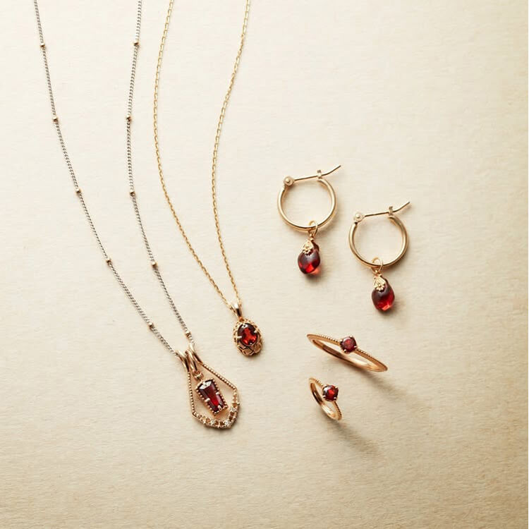 agete�i�A�K�b�g�j�̃V���b�v�j���[�X�u�y Birthday Stone��Garnet �z�v