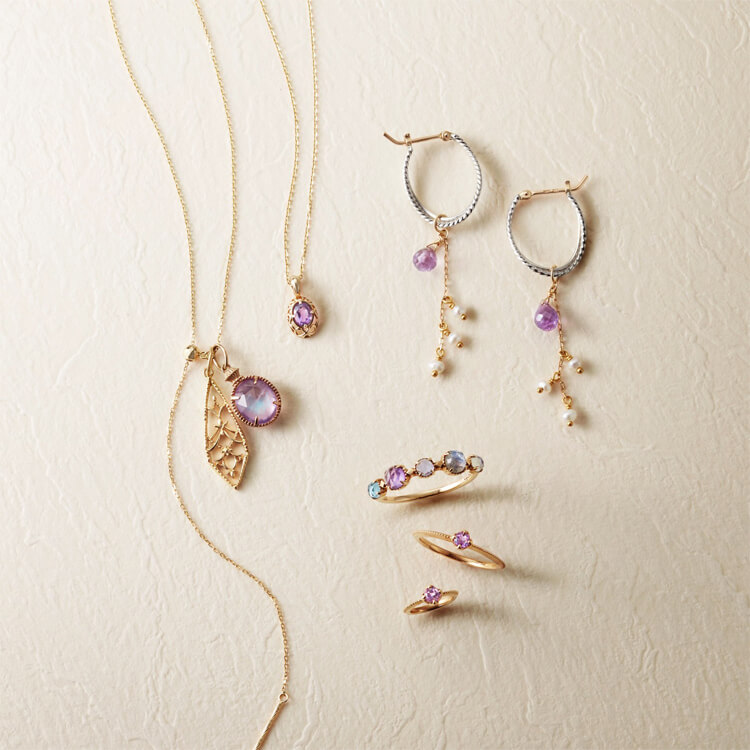 K10マザーリング（アメジスト）（リング）｜agete（アガット）の