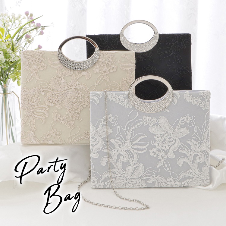 Lace Ladies�i���[�X���f�B�[�X�j�̃V���b�v�j���[�X�u�y �؂₩�ȃp�[�e�B�V�[���� �z 2way�E�T�u�o�b�O�b�p�[�e�B�o�b�O���W�v