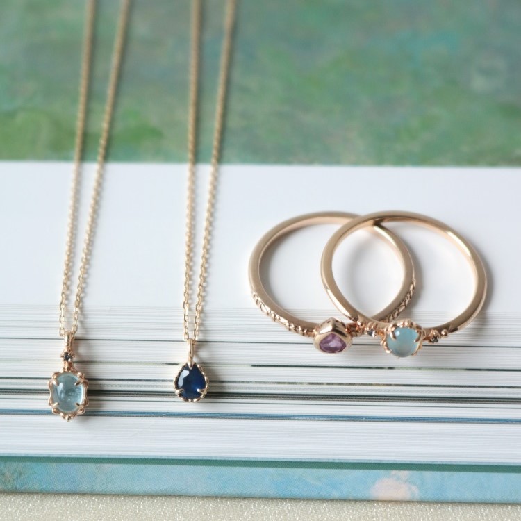 ZOZO購入 ノジェスk10アクアマリン指輪9号 Pocket RingK10アクアマリン