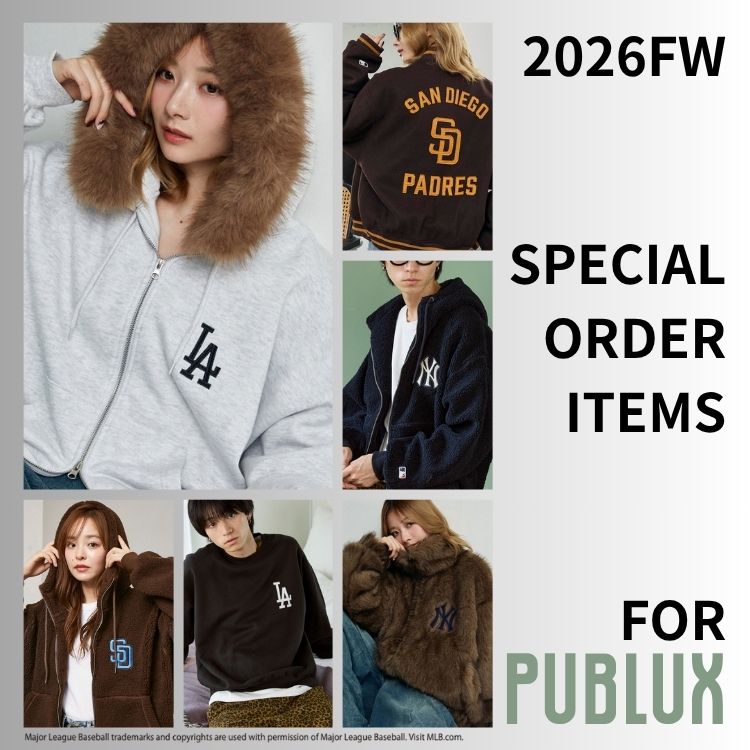 PUBLUX�i�p�u�����N�X�j�̃V���b�v�j���[�X�u���������ӁI�yMLB�zPUBLUX����̃X�y�V�����ʒ��R���N�V�������o��I�v