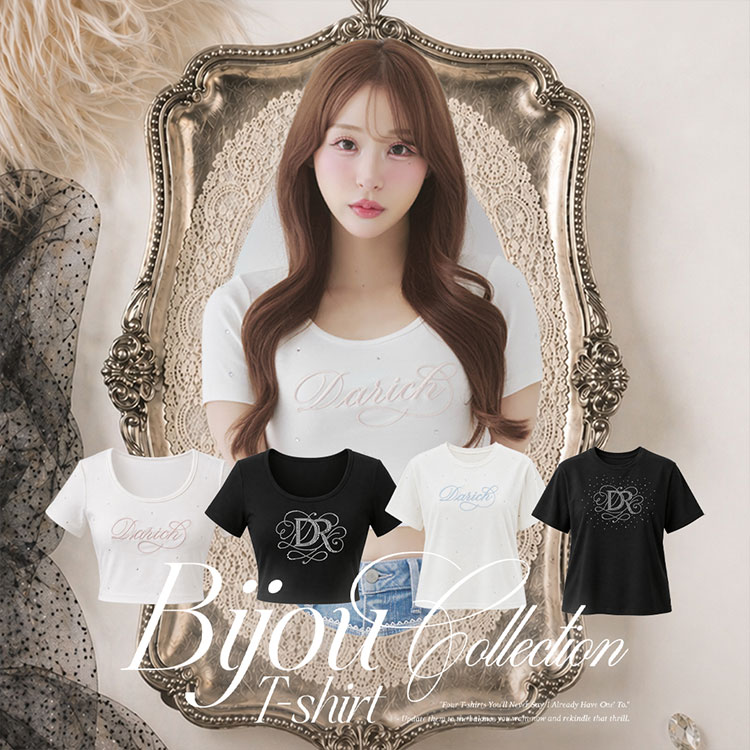 ダーリッチ Darich ビジュー ロゴ Tシャツ Darich｜ダーリッチのトピックス「【Darich】Bijou T-shirt Collection