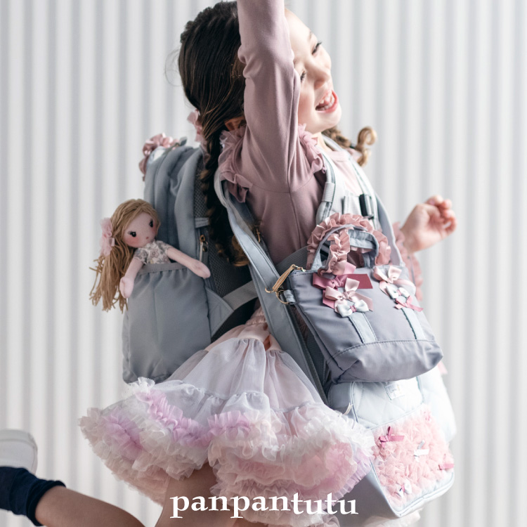 リボンフリルレッスンバッグ（トートバッグ）｜panpantutu（パンパンチュチュ）のファッション通販 ZOZOTOWN