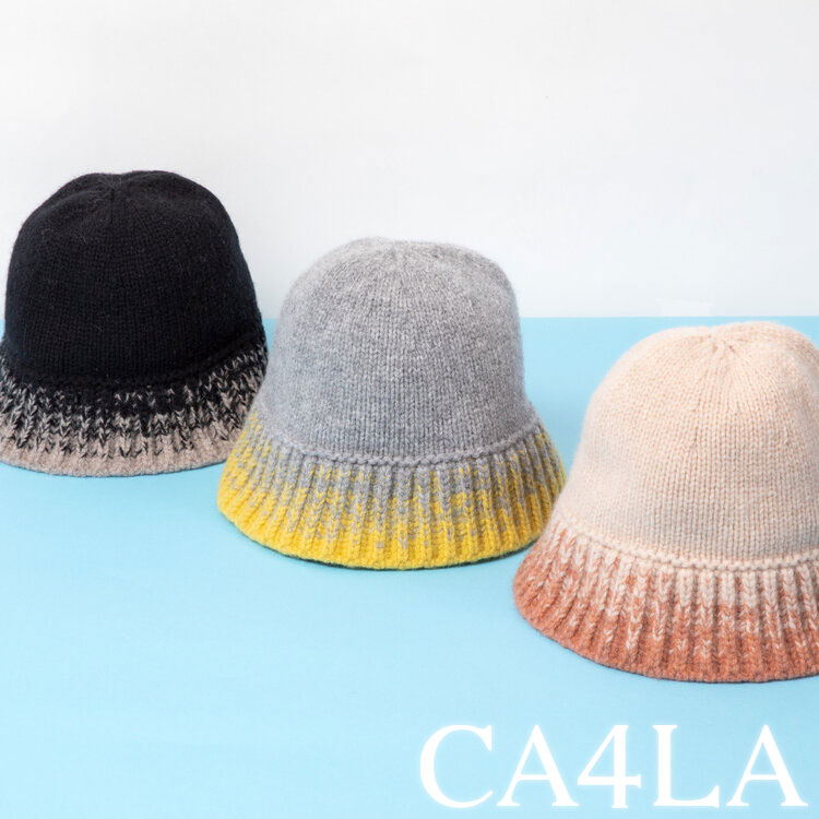 GRADATION KNIT HAT（ハット）｜CA4LA（カシラ）のファッション通販