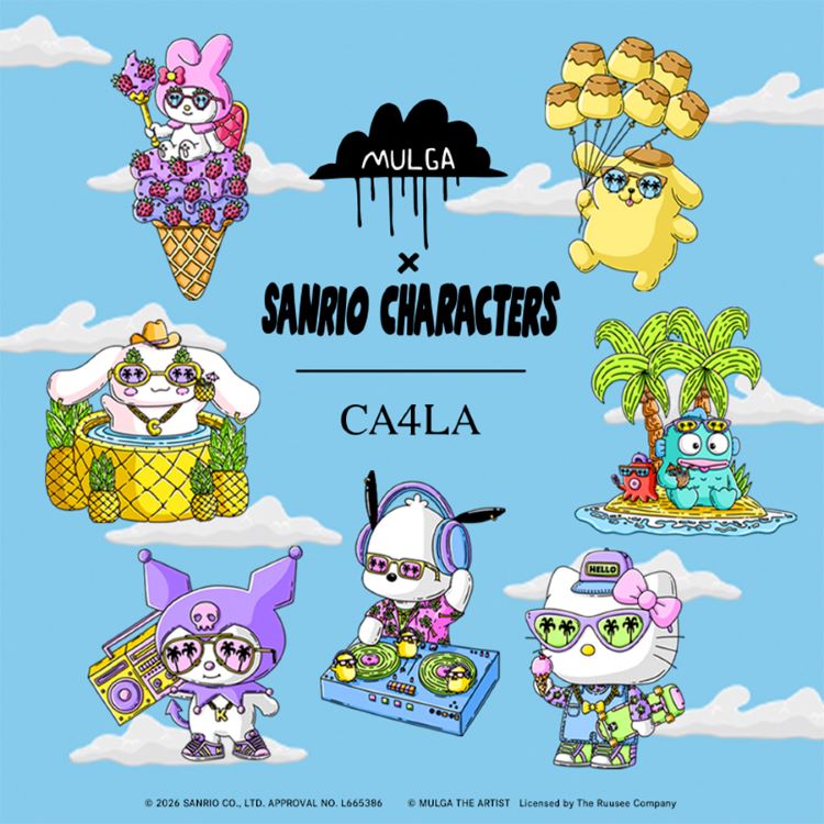 CA4LA�i�J�V���j�̃V���b�v�j���[�X�u�yCA4LA�zMULGA X SANRIO CHARACTERS | CA4LA�v