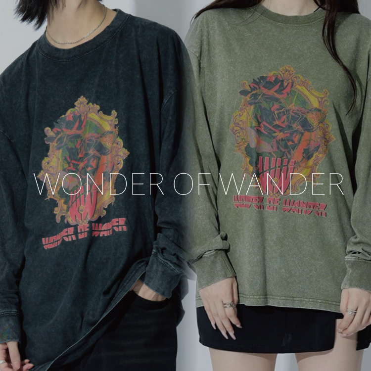 WANT SLIP�i�E�H���g �X���b�v�j�̃V���b�v�j���[�X�u�yPICK UP�zGraphic L/S TEE D�v