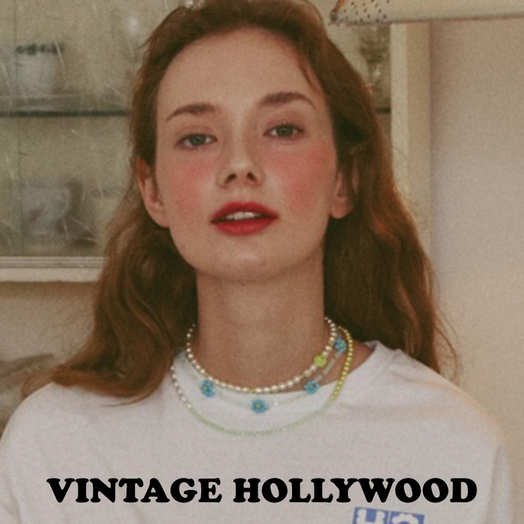 WANT SLIP�i�E�H���g �X���b�v�j�̃V���b�v�j���[�X�u�yrecommend�zFLOWER BEADS CHOKER NECKLACE�v