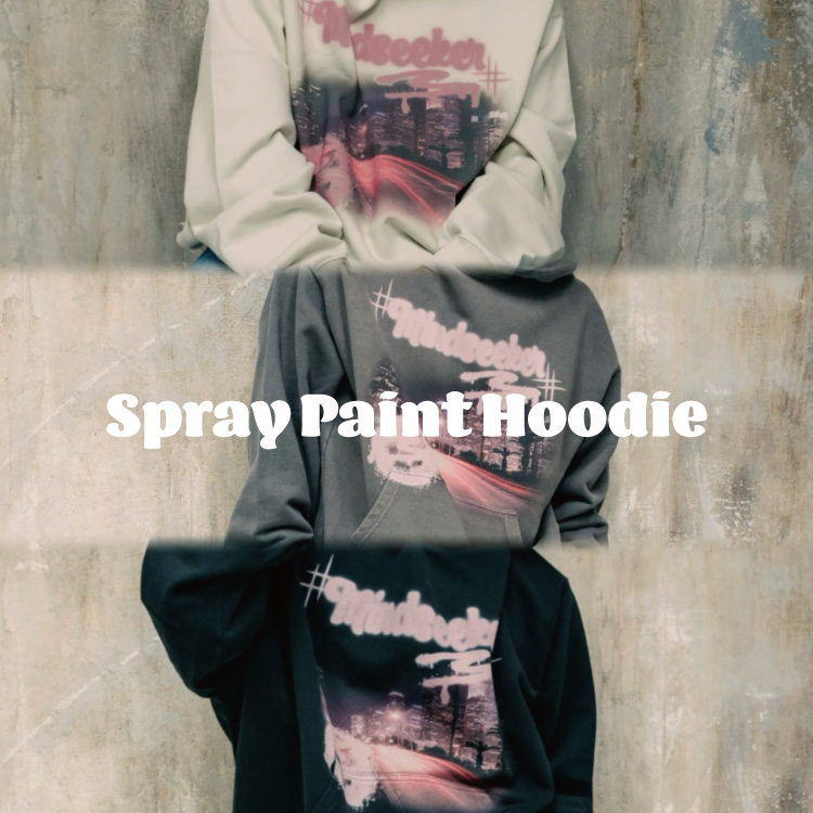 WANT SLIP�i�E�H���g �X���b�v�j�̃V���b�v�j���[�X�u�yPICK UP�zSpray Paint Hoodie�v