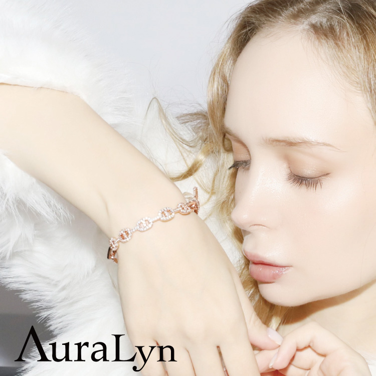 WANT SLIP�i�E�H���g �X���b�v�j�̃V���b�v�j���[�X�u�yRecommend Item�zRhinestone Bracelet(Pink Gold)�v