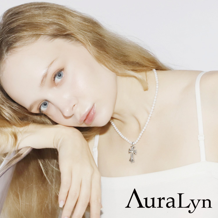 WANT SLIP�i�E�H���g �X���b�v�j�̃V���b�v�j���[�X�u�yRecommend Item�zCross Pearl Necklace�v