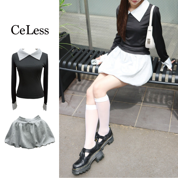 WANT SLIP�i�E�H���g �X���b�v�j�̃V���b�v�j���[�X�u�yNew Arrival�z���C���[�h�h�b�g�|�� / �X�E�F�b�g�o���[���~�j�X�J�[�g�v