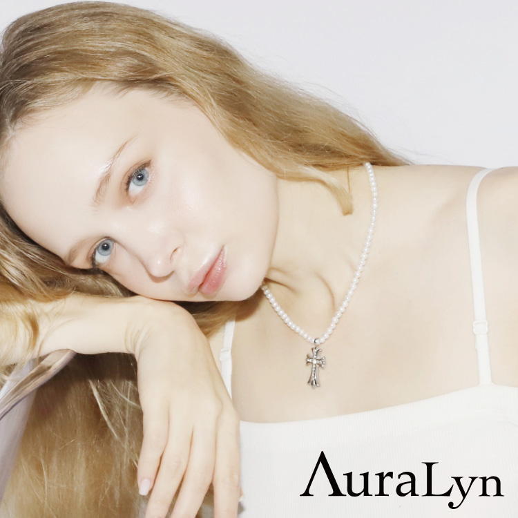 WANT SLIP�i�E�H���g �X���b�v�j�̃V���b�v�j���[�X�u�yRecommend�zCross Pearl Necklace�v