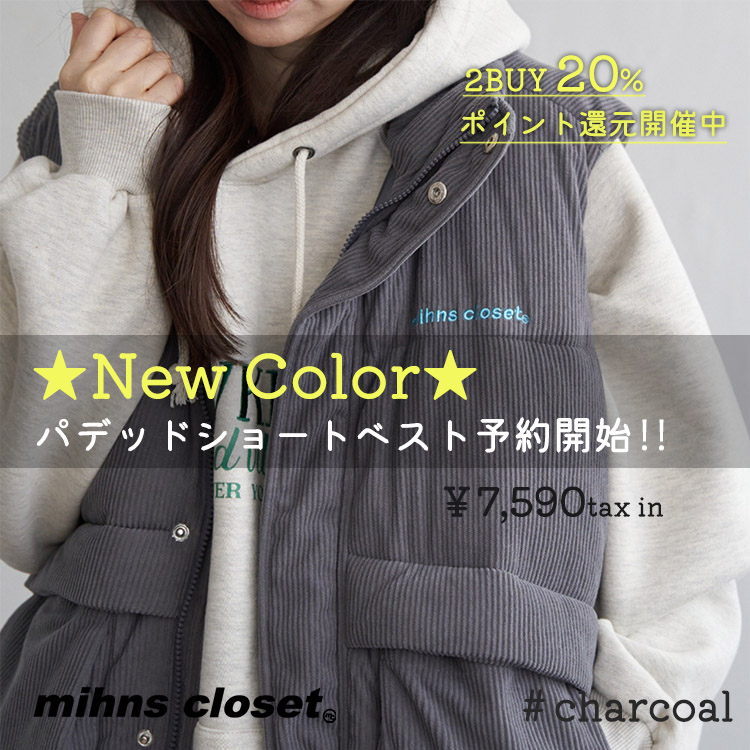 NO NEEDim[j[hj̃Vbvj[XuyNO NEEDzmihns closet 25AW NEW Colorv