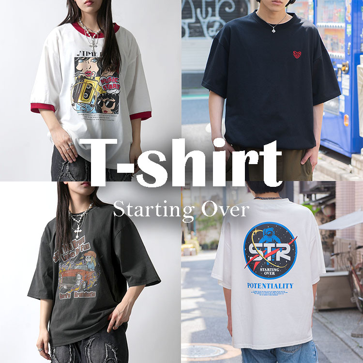セール】oversize raglan sleeve print T-shirt/オーバーサイズ