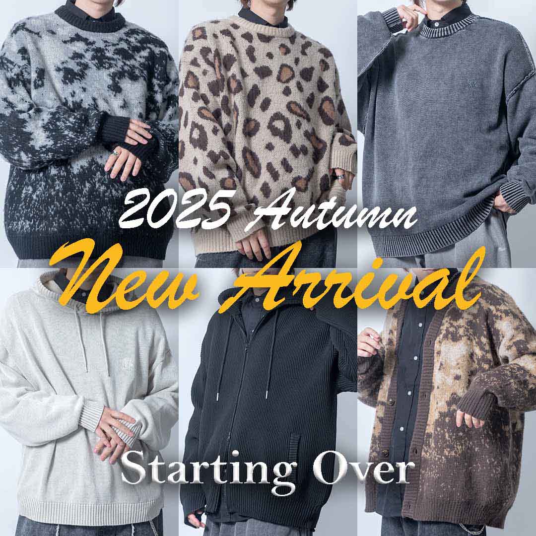 Starting OveriX^[eBOI[o[j̃Vbvj[XuStarting Over 2025A/W new arrivalv