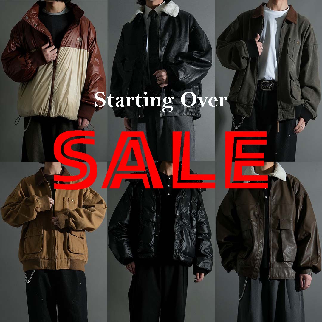 Starting Over�i�X�^�[�e�B���O�I�[�o�[�j�̃V���b�v�j���[�X�uStarting Over outerwear price down�v