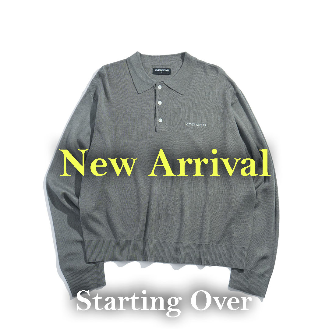 Starting Over�i�X�^�[�e�B���O�I�[�o�[�j�̃V���b�v�j���[�X�umilano rib knit polo shirt�v