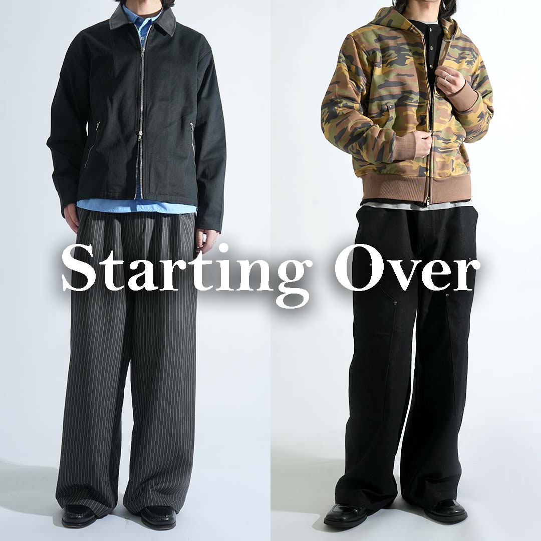 Starting Over�i�X�^�[�e�B���O�I�[�o�[�j�̃V���b�v�j���[�X�uNew Arrival Shirts�v