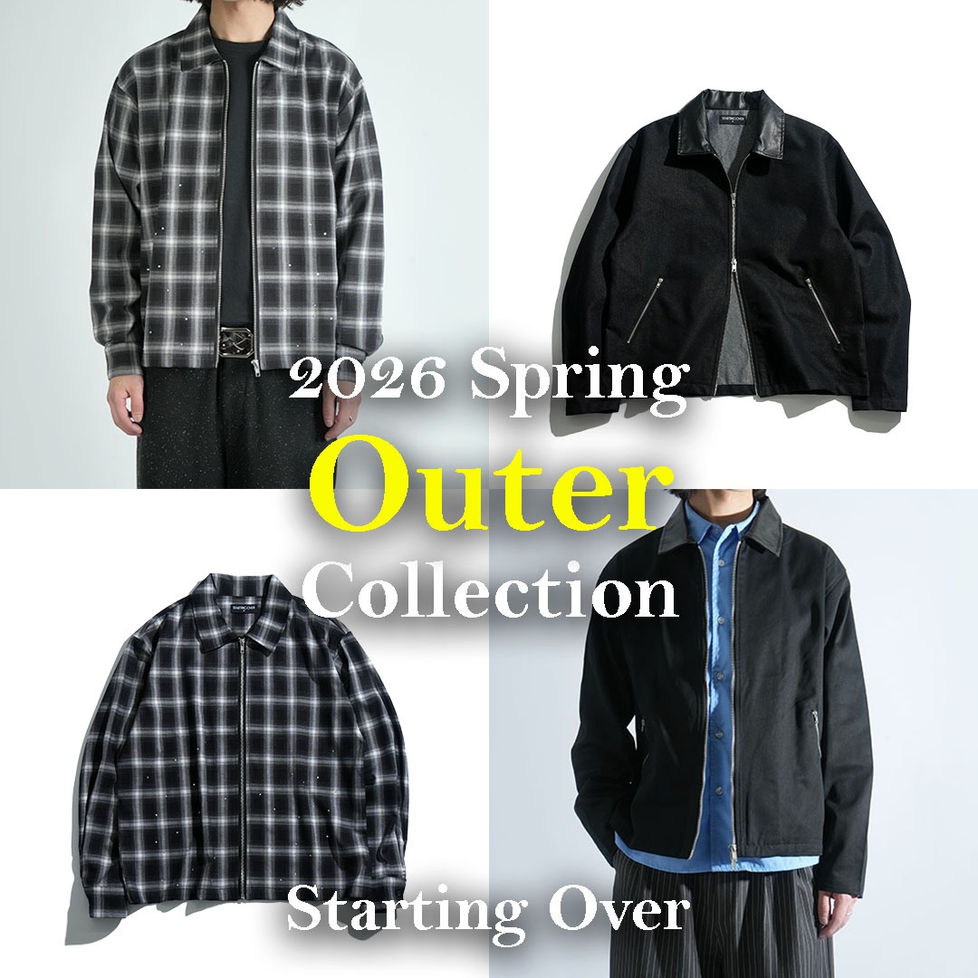 Starting Over�i�X�^�[�e�B���O�I�[�o�[�j�̃V���b�v�j���[�X�uSpring Outerwear�v