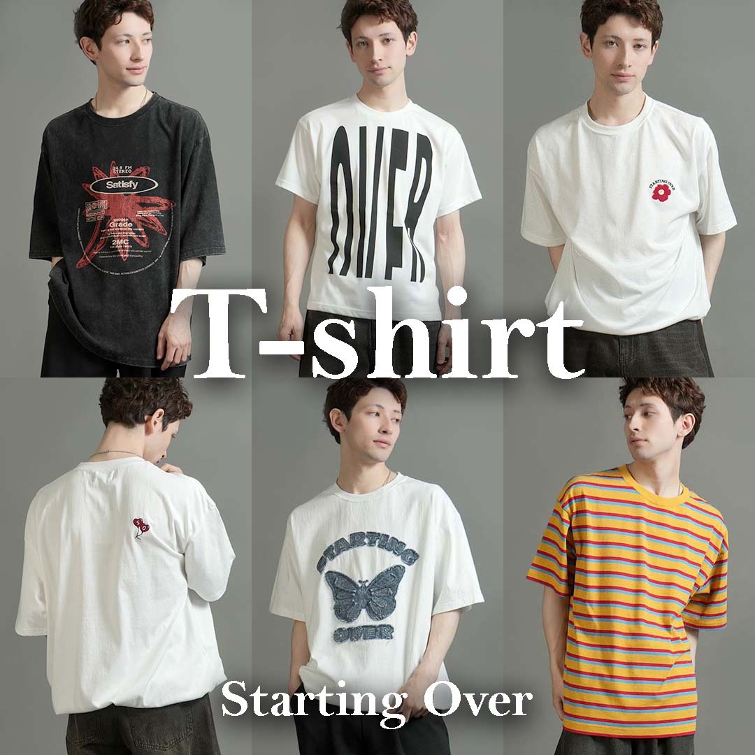 Starting Over�i�X�^�[�e�B���O�I�[�o�[�j�̃V���b�v�j���[�X�u2026SS T-shirt�v