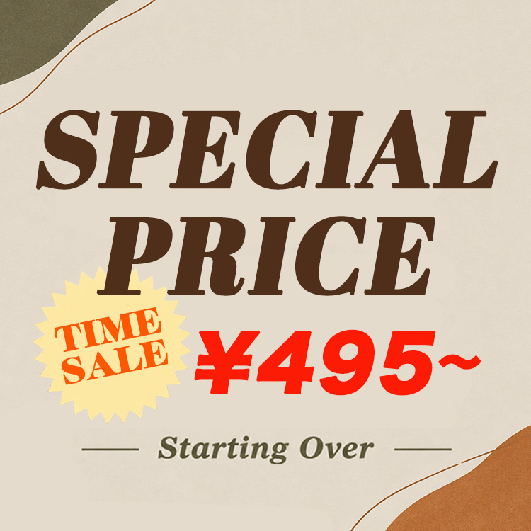 Starting Over�i�X�^�[�e�B���O�I�[�o�[�j�̃V���b�v�j���[�X�uSPECIAL PRICE TIME SALE !!�v
