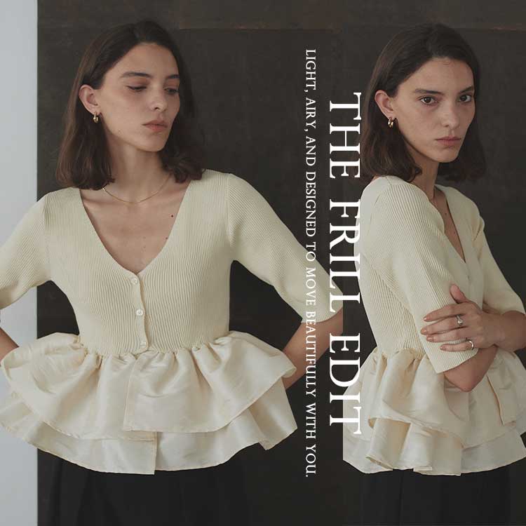 LIAN�i���A���j�̃V���b�v�j���[�X�u�yLIAN�zFRILL TOPS COLLECTION�v