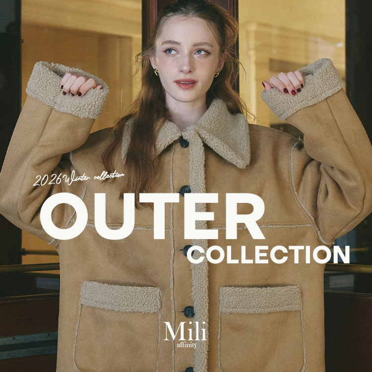 LIAN�i���A���j�̃V���b�v�j���[�X�u�yMili�z2026 NEW OUTER�b���N�̐V��A�E�^�[��CHECK�I�v
