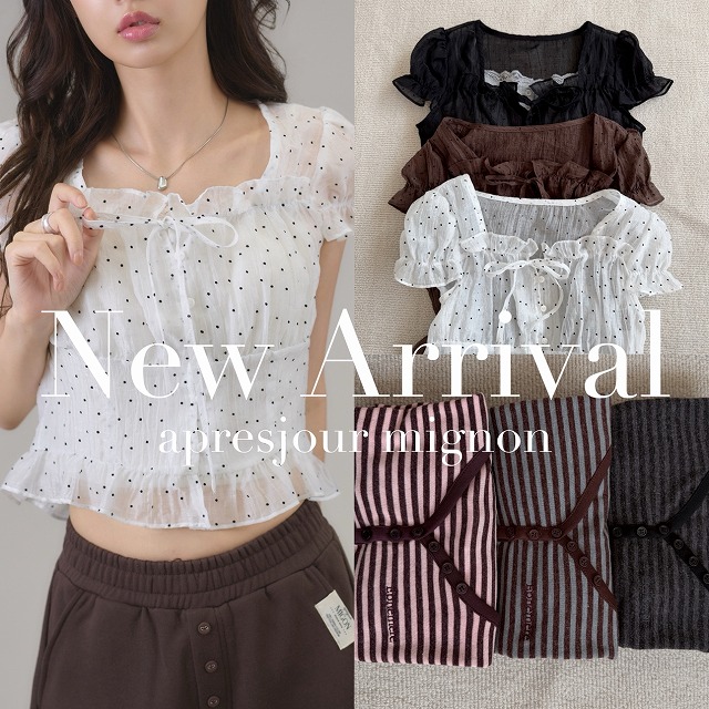 apres jour mignon�i�A�v���W���[���~�j�����j�̃V���b�v�j���[�X�u�yNEW ARRIVAL�zapresjour mignon�v