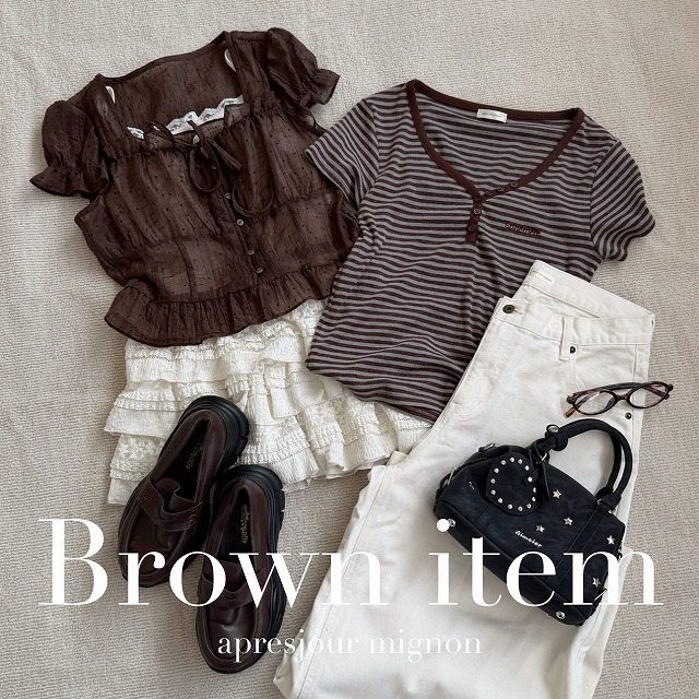 apres jour mignon�i�A�v���W���[���~�j�����j�̃V���b�v�j���[�X�u�ypick up�z�Ăɂ������ꂽ���u���E���A�C�e���v
