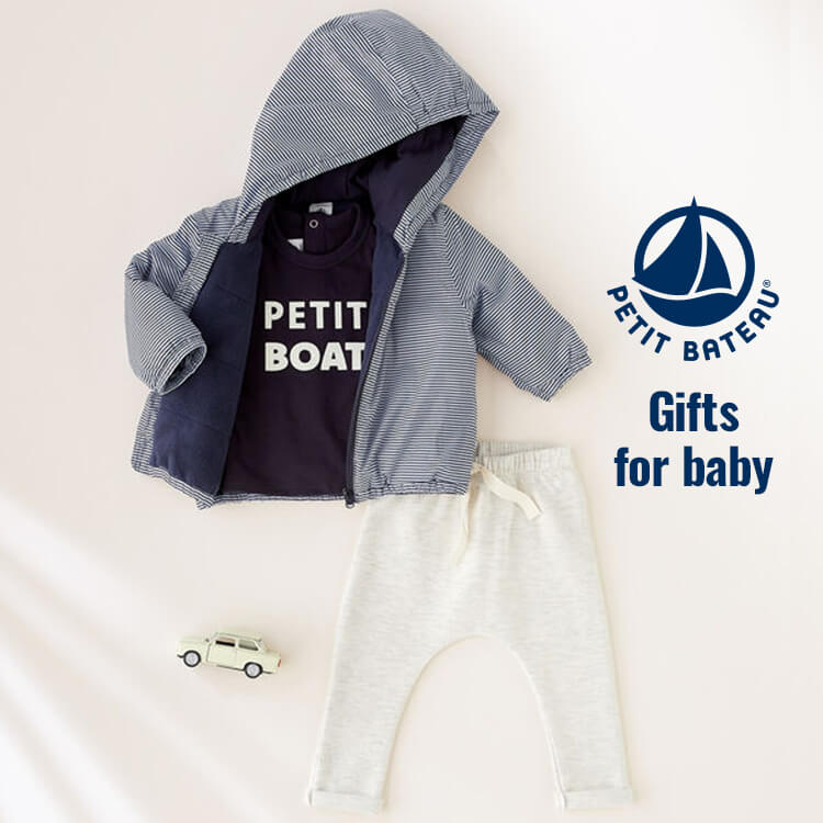 スウェットバイカラーブルゾン（ブルゾン）｜PETIT BATEAU（プチバトー