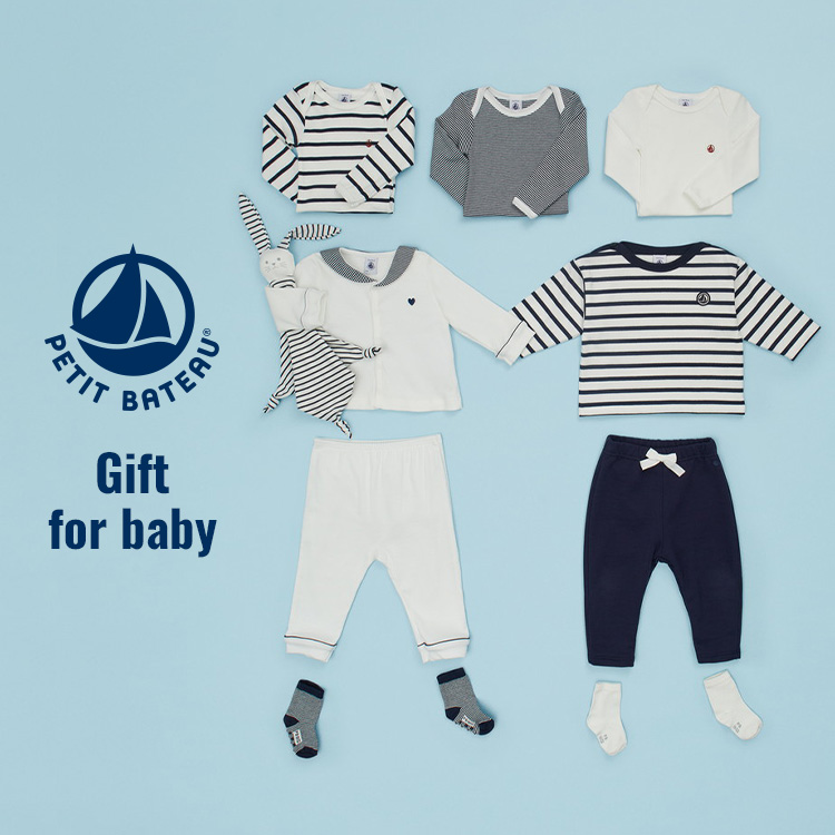 長袖ボディ3枚組（ロンパース）｜PETIT BATEAU（プチバトー）の