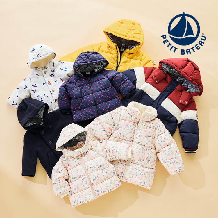 新品タグ付✨フード着脱可能2WAY✨PETIT BATEAU ダウンジャケット PETIT BATEAU｜プチバトーのトピックス「【SALE】プチバトーのアウター