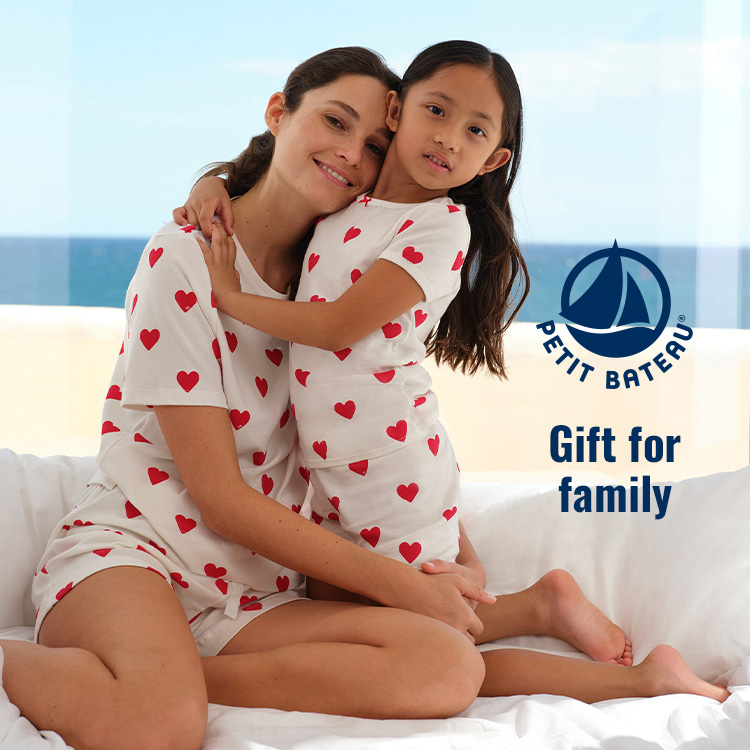 PETIT BATEAU�i�v�`�o�g�[�j�̃V���b�v�j���[�X�u���v�`�o�g�[�̃M�t�g�� �z���C�g�f�[�M�t�g��♡�n�[�g�p�W���}�v