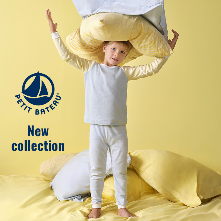 PETIT BATEAU�i�v�`�o�g�[�j�̃V���b�v�j���[�X�u�_NEW�^�L�b�Y�̃p�W���}�v