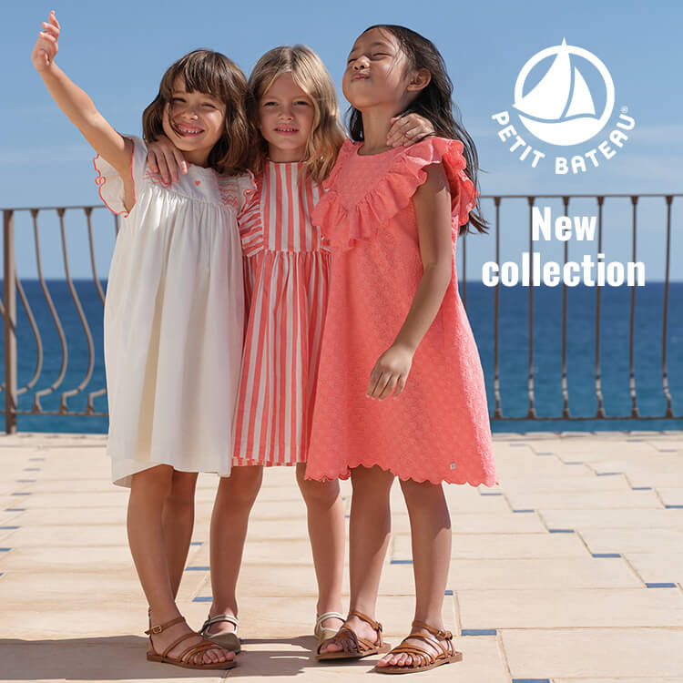 PETIT BATEAU�i�v�`�o�g�[�j�̃V���b�v�j���[�X�u�y�v�`�o�g�[�̃Z�����j�[�R���N�V�����z�L�b�Y���̎q�v