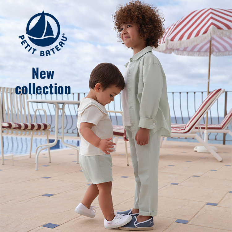 PETIT BATEAU�i�v�`�o�g�[�j�̃V���b�v�j���[�X�u�y�v�`�o�g�[�̃Z�����j�[�R���N�V�����z�j�̎q�v