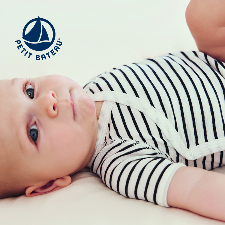 PETIT BATEAU�i�v�`�o�g�[�j�̃V���b�v�j���[�X�u���v�`�o�g�[�̂������߁� �x�r�[�̒�Ԕ����v