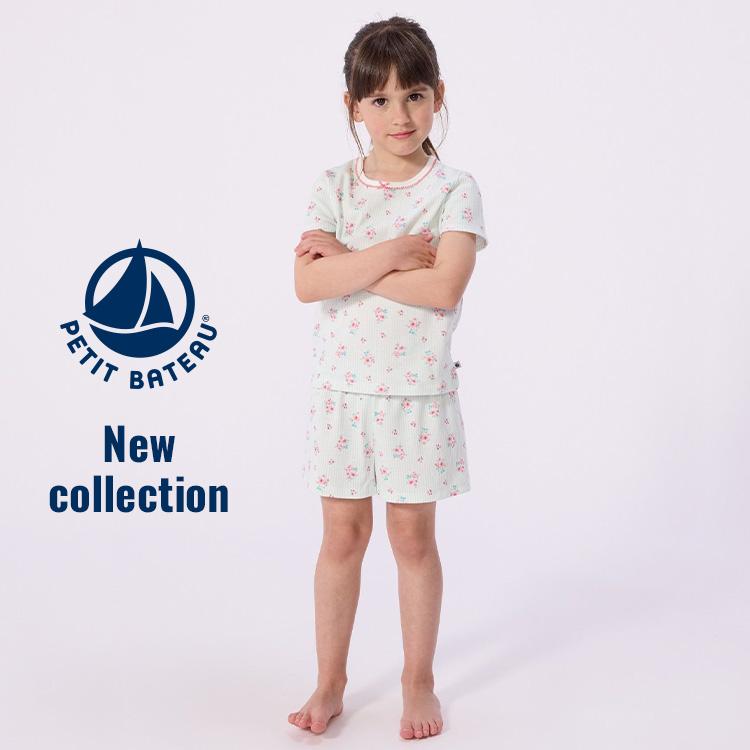PETIT BATEAU�i�v�`�o�g�[�j�̃V���b�v�j���[�X�u�_NEW�^�ԕ��X�g���C�v�̃p�W���}�v