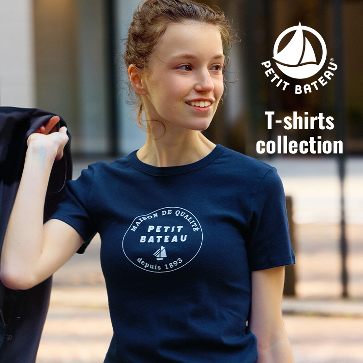 PETIT BATEAU�i�v�`�o�g�[�j�̃V���b�v�j���[�X�u�_���{����f�U�C���^ ��l�C�̃N���[�l�b�N����T�V���c�v