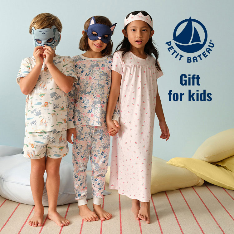 PETIT BATEAU�i�v�`�o�g�[�j�̃V���b�v�j���[�X�u���v�`�o�g�[�̃v�`�M�t�g�� �L�b�Y�̃p�W���}�v