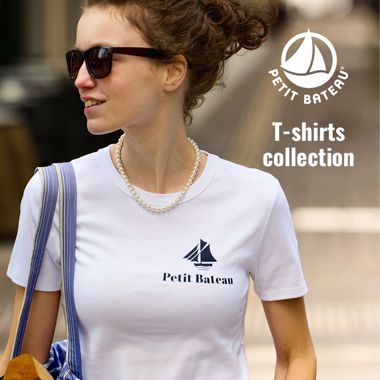 PETIT BATEAU�i�v�`�o�g�[�j�̃V���b�v�j���[�X�u�_���{����f�U�C���^ ��l�C�̃N���[�l�b�N����T�V���c�v