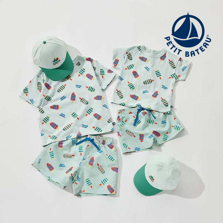 PETIT BATEAU�i�v�`�o�g�[�j�̃V���b�v�j���[�X�u�y�v�`�o�g�[�̃X�C���E�F�A���W�z �j�̎q�ɂ������߁v