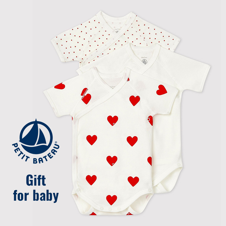 PETIT BATEAU�i�v�`�o�g�[�j�̃V���b�v�j���[�X�u���v�`�o�g�[�̃M�t�g�� �x�r�[�̏o�Y���j���v