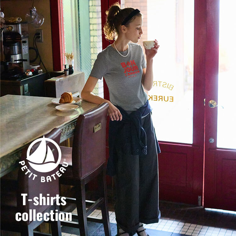 PETIT BATEAU�i�v�`�o�g�[�j�̃V���b�v�j���[�X�u�_���{����f�U�C���^ ��l�C�̃N���[�l�b�N����T�V���c�v