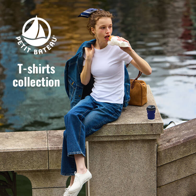PETIT BATEAU�i�v�`�o�g�[�j�̃V���b�v�j���[�X�u�y�v�`�o�g�[��T�V���c���W�z �i���̃x�X�g�Z���[���A�C�R�j�b�N�v