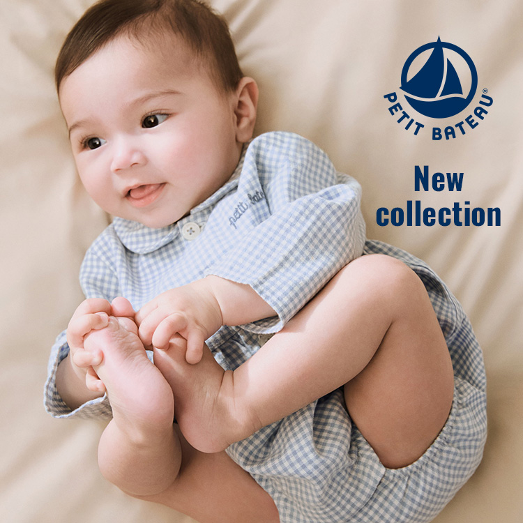 PETIT BATEAU�i�v�`�o�g�[�j�̃V���b�v�j���[�X�u�_NEW�^�x�r�[�̂��o�������v