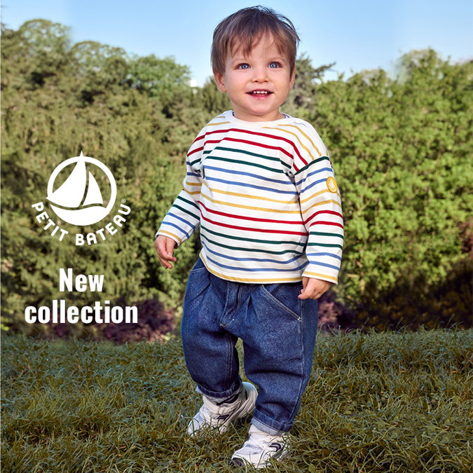 PETIT BATEAU�i�v�`�o�g�[�j�̃V���b�v�j���[�X�u�_NEW�^�x�r�[�̃X�E�F�b�g�v���I�[�o�[�v