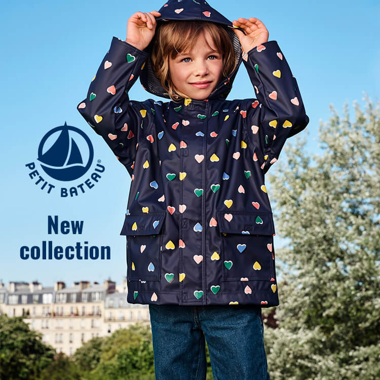 PETIT BATEAU�i�v�`�o�g�[�j�̃V���b�v�j���[�X�u�_NEW�^�J���t���ȃn�[�g���̐V�새�b�g�p�[�J�v