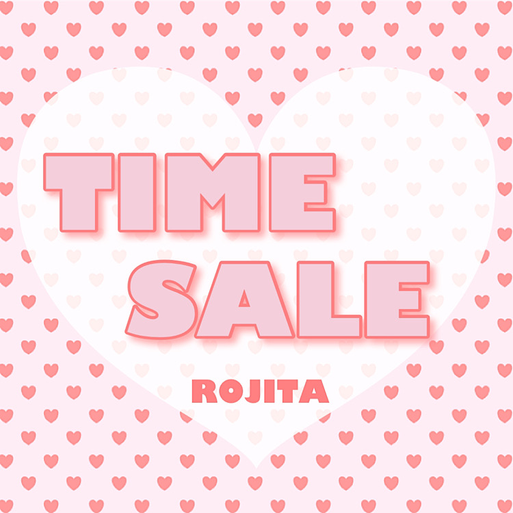ROJITA｜ロジータのトピックス「【TIME SALE】春物も一部対象に ...