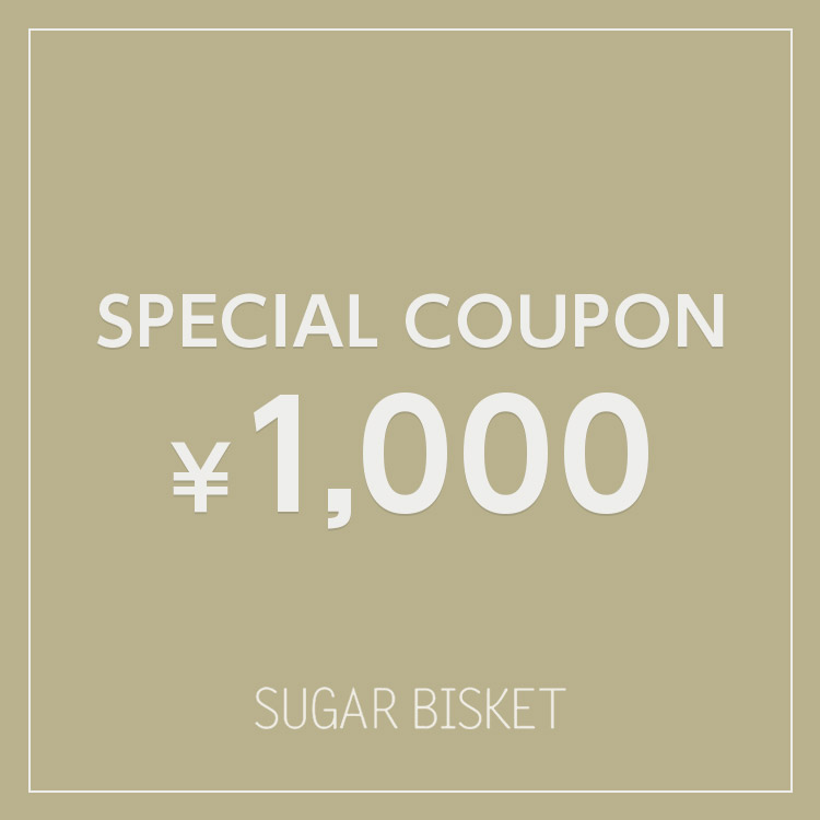 SUGAR BISKET�i�V���K�[�r�X�P�b�g�j�̃V���b�v�j���[�X�u�ySUGAR BISKET�z\1,000 OFF�N�[�|���z�z����v